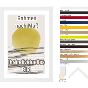 Drewniana rama Walther Barcelona Block Profile 2 rodzaje szkła