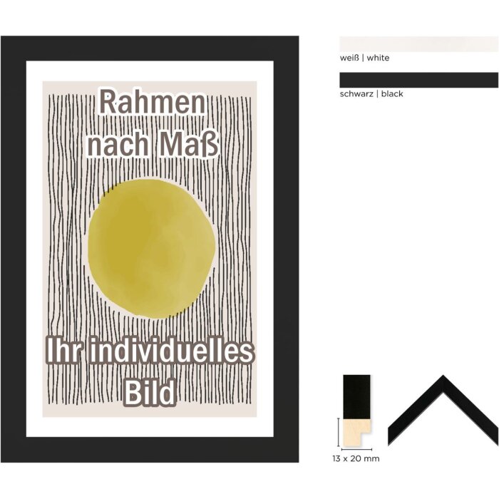 Walther Wooden Frame Tarassa 2 rodzaje szkła i rozmiary specjalne