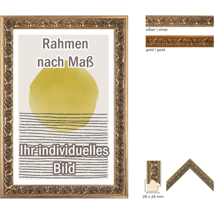 Ramka drewniana Walther Pamplona 2 rodzaje szkła i formaty specjalne