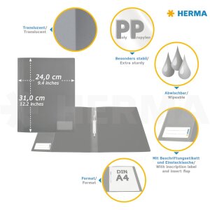 Segregator HERMA PP DIN A4 240x310 mm