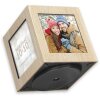ZEP Drewniana kostka fotograficzna Grom 4 zdjęcia 10x10 cm obracana
