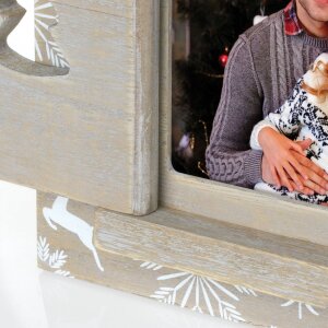 ZEP Christmas Picture Frame Tirolo A brown 10x15 cm (30x17 cm)