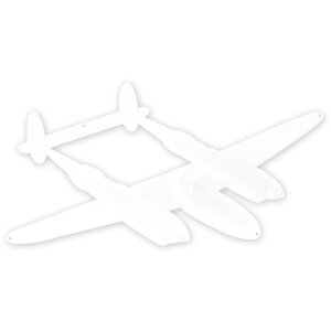 ZEP Znak metalowy PLANE 45x27x0,4 cm Dekoracja ścienna Samolot