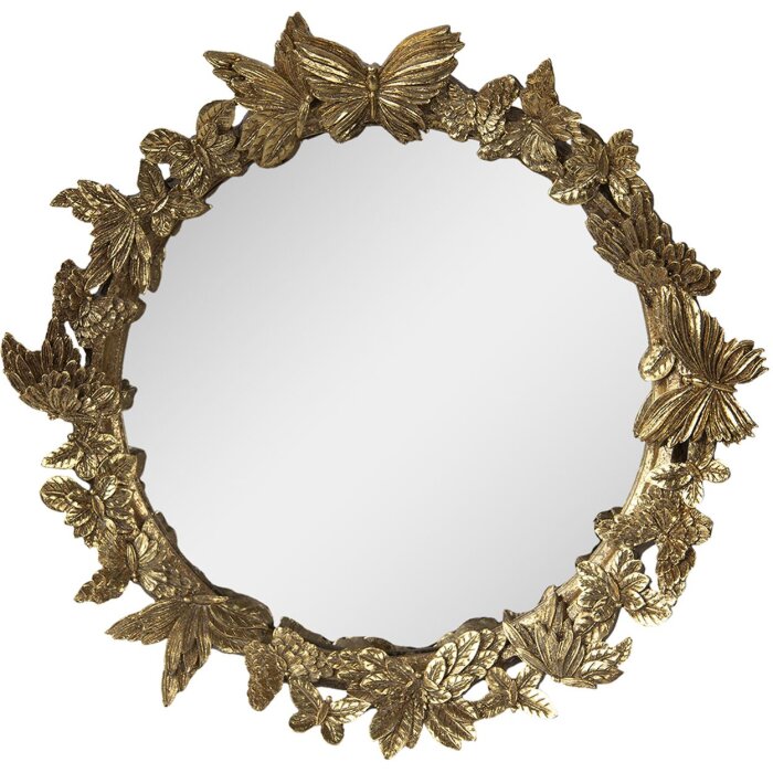 Clayre & Eef 62S269 Lustro Ø 34x5 cm w kolorze złota