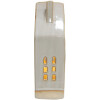 Clayre & Eef 6CE1504 Domek dekoracyjny z diodą LED 8x5x18 cm Beżowy