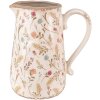 Clayre & Eef 6CE1552L Dzbanek dekoracyjny 21x14x23 cm różowy - beżowy