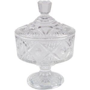 Clayre & Eef 6GL4202 Miska z pokrywką Ø 12x17 cm