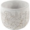 Clayre & Eef 6TE0403S Doniczka Ø 14x11 cm Grey - Beige