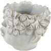 Clayre & Eef 6TE0418S Doniczka 12x9x10 cm Szary - Beżowy