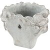 Clayre & Eef 6TE0418S Doniczka 12x9x10 cm Szary - Beżowy