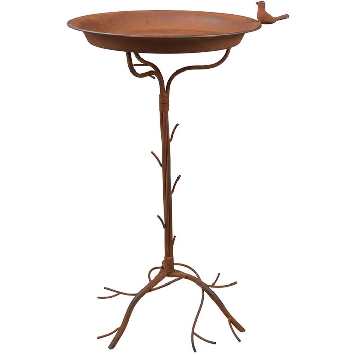 Clayre & Eef 6Y4835 Karmnik dla ptaków 48x42x71 cm Brązowy Karmnik dla ptaków