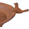 Clayre & Eef 6Y4835 Karmnik dla ptaków 48x42x71 cm Brązowy Karmnik dla ptaków
