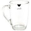 Clayre & Eef LBSGL0010 Szklanka do herbaty 11x8x11 cm - 300 ml Czarna