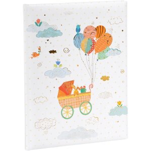 Gold Book Baby Diary Heavenly 21x28 cm 44 ilustrowane strony
