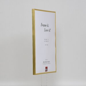 Efektowa plastikowa rama Art gold 50x65 cm przezroczyste szkło