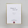 Efektowa plastikowa rama Art gold 50x65 cm przezroczyste szkło