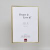 Efektowa plastikowa rama Art gold 50x65 cm przezroczyste szkło