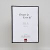 Efektowa plastikowa rama Art black 50x65 cm przezroczyste szkło
