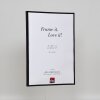 Efektowa plastikowa rama Art black 50x65 cm przezroczyste szkło