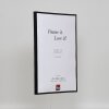 Efektowa plastikowa rama Art black 50x65 cm przezroczyste szkło