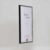 Efektowa plastikowa rama Art black 50x65 cm przezroczyste szkło