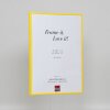 Efektowa plastikowa rama Art yellow 50x65 cm przezroczyste szkło