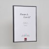 Efektowa plastikowa rama Art antracyt 50x75 cm przezroczyste szkło