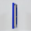Efektowa aluminiowa ramka na zdjęcia Quadro 25x35 cm niebieskie przezroczyste szkło stabilne wymiarowo