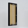 Efektowa aluminiowa ramka na zdjęcia Quadro 25x35 cm czarna, przezroczyste szkło o wysokim połysku