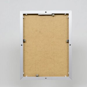 Efektowa aluminiowa rama do zdjęć Quadro 30x40 cm srebrne przezroczyste szkło