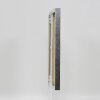 Efektowa aluminiowa rama do zdjęć Quadro 50x100 cm srebrna, przezroczyste szkło o wysokim połysku