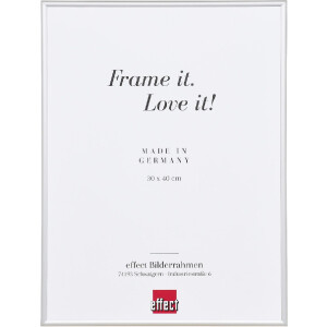 Effect Bilderrahmen Aluminium Serie 1 Klarglas silber 40...