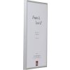 Effect Aluminium-Bilderrahmen Serie 2 Klarglas silber 18x32 cm