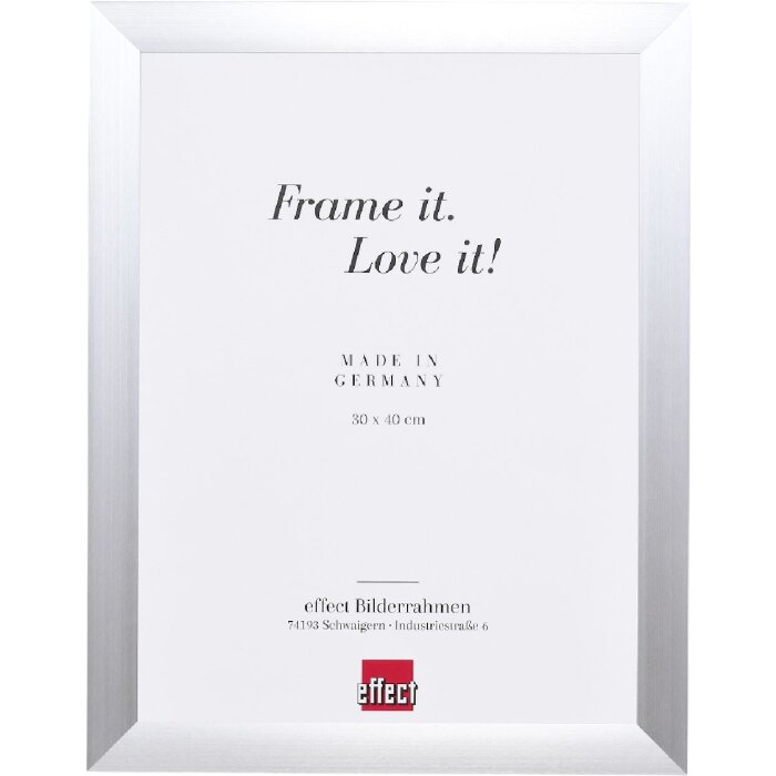 Effect Alu-Bilderrahmen Profil S3 silber 20x30 cm Klarglas