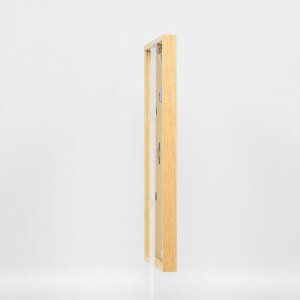 Efekt rama drewniana profil 35 dąb 30x30 cm szkło zwykłe