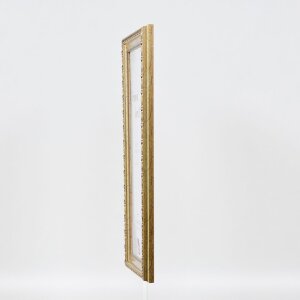 Efekt Drewniana rama barokowa Profil 37 antyczny srebrny 15x20 cm szkło zwykłe