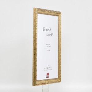Efekt Drewniana rama barokowa Profil 37 antyczny srebrny 15x20 cm szkło zwykłe