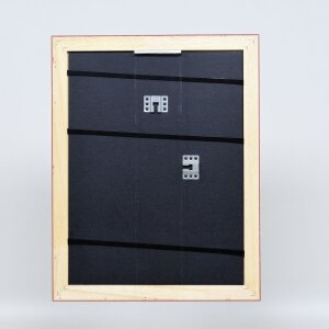 Efekt Drewniana rama barokowa Profil 37 antyczny srebrny 45x80 cm szkło zwykłe