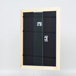 Efekt Drewniana rama barokowa Profil 37 biały 60x80 cm Szkło zwykłe