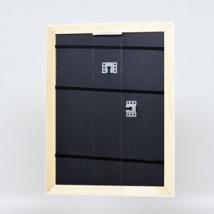 Efekt Drewniana rama barokowa Profil 37 biały 60x80 cm Szkło zwykłe