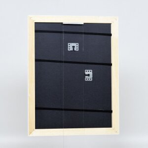 Efekt Drewniana rama barokowa Profil 37 biały 60x80 cm Szkło zwykłe