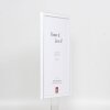 Effect Solid Wood Picture Frame Profile 39 white 10x10 cm Normal Glass