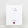 Effect Solid Wood Picture Frame Profil 39 biały 18x32 cm Szkło zwykłe