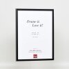 Effect Solid Wood Picture Frame Profile 39 black 23x70 cm Normal Glass