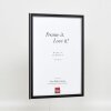 Effect Solid Wood Picture Frame Profile 39 black 23x70 cm Normal Glass