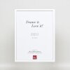 Effect Solid Wood Picture Frame Profile 39 white 25x80 cm Normal Glass