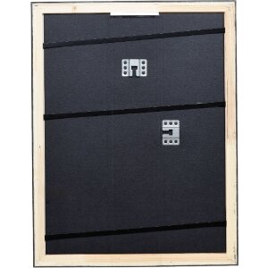 Effect Holz-Bilderrahmen Profil 40 Platin 20x30 cm Normalglas