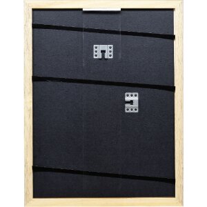 Effect Holz-Bilderrahmen Profil 43 schwarz hochglanz 10x10 cm