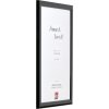 Effect Holz-Bilderrahmen Profil 43 Schwarz Hochglanz 20x30 cm