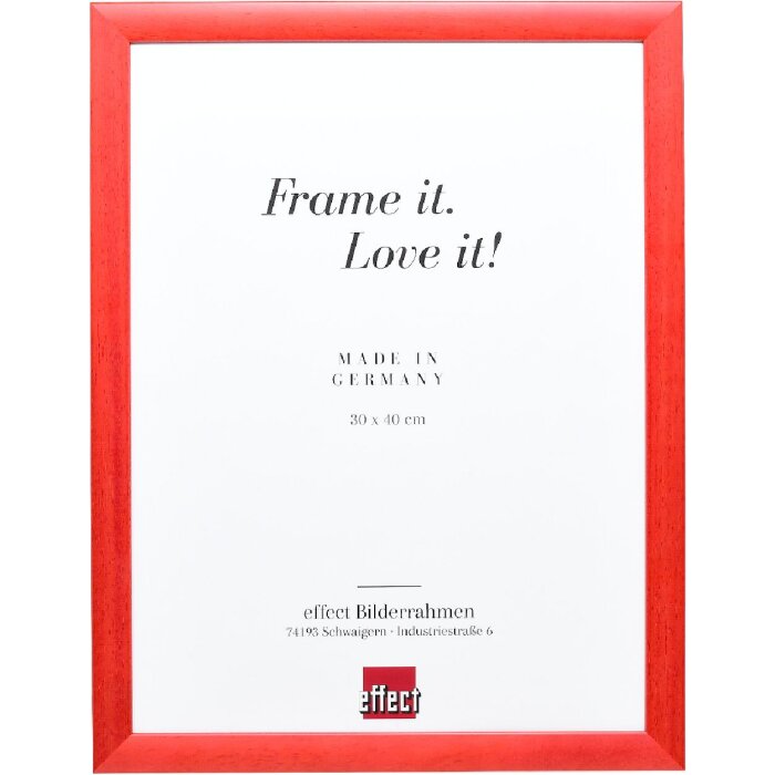 Effect Holz-Bilderrahmen Profil 43 lachs 45x60 cm Normalglas